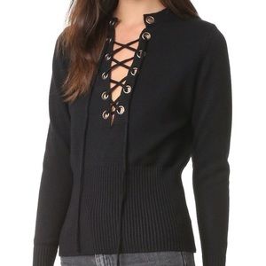 Line + Dot Lea Grommet Sweater
